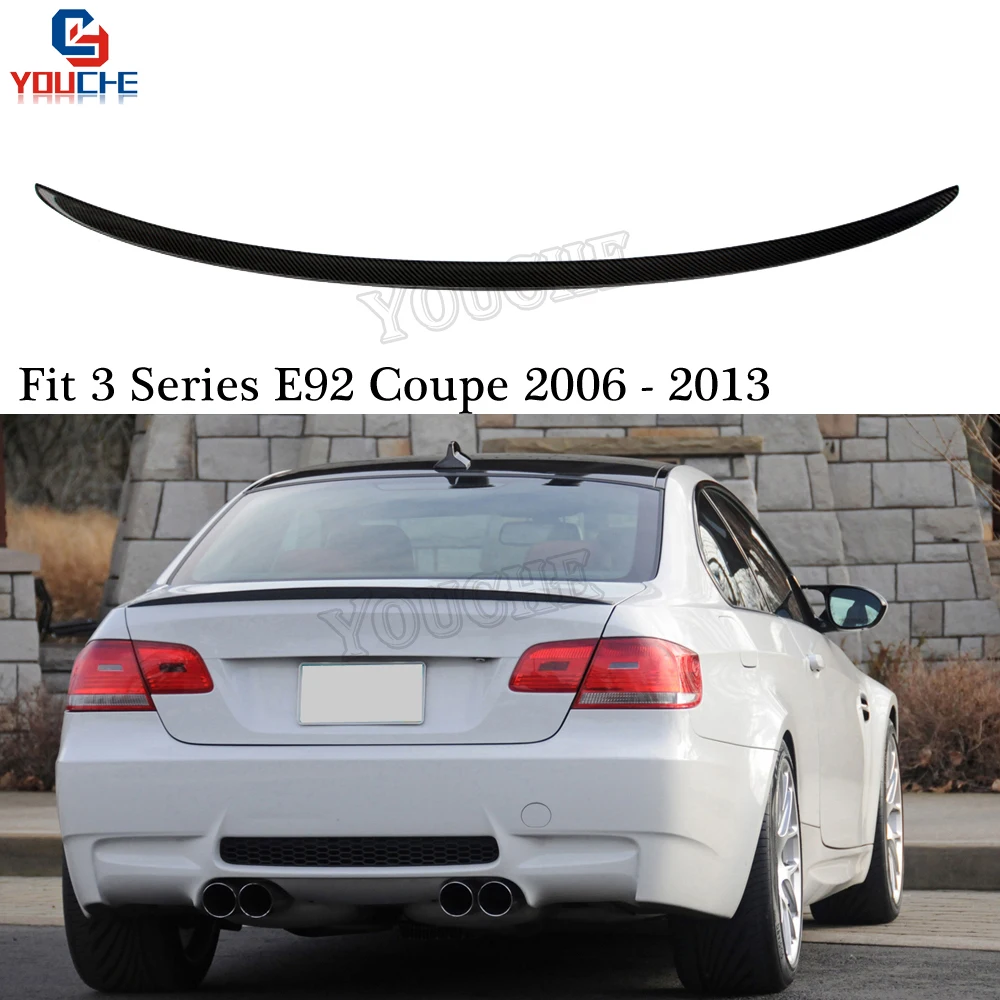 E92 Coupe спойлер заднего багажника из углеродного волокна для BMW 3 серии E92/E92 M3 2006 2013 2