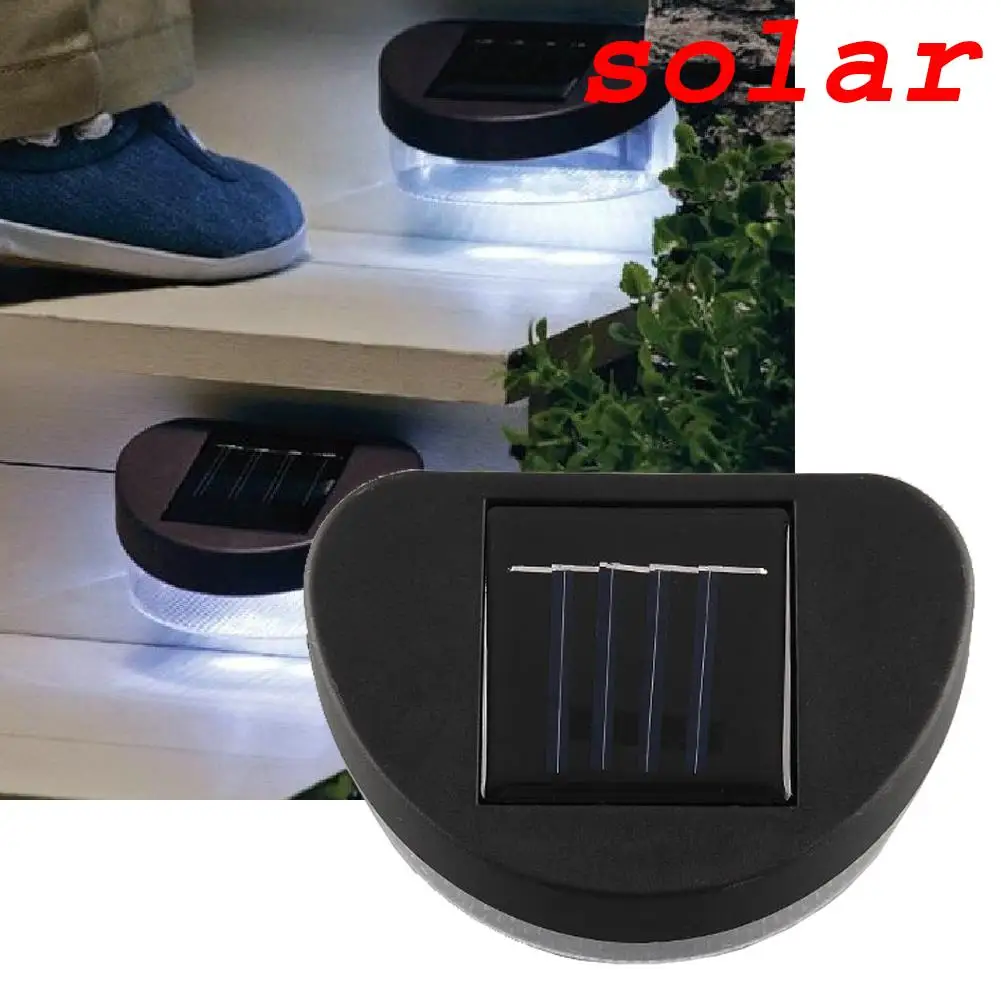 Садовая Ландшафтная лампа солнечная 2В 2LED Забор ночной Светильник крепление