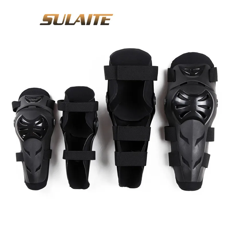 

SULAITE 4Pcs Motorcycle MTB Skiing Elbow Pads + Knee Pads Set Guard Motorbike Extreme Sports Safety Protective Gear Protector