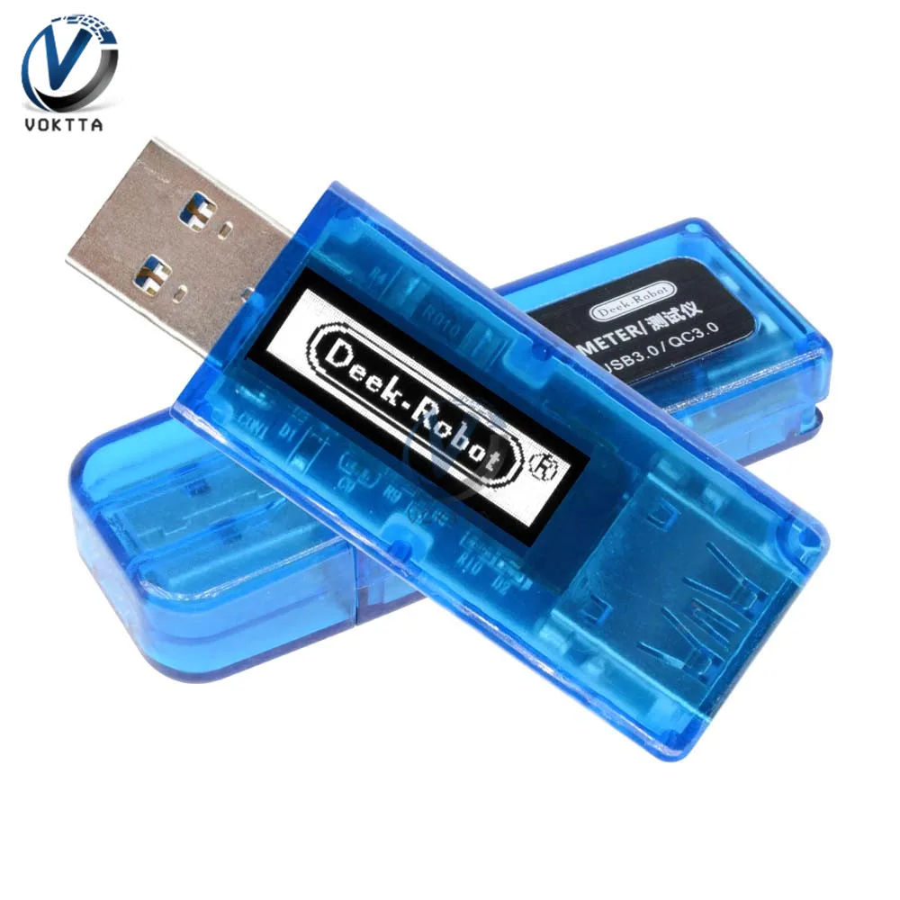 USB Тестер Вольтметр Амперметр 3 0 65 Вт 3A 91 дюйма OLED дисплей измеритель напряжения