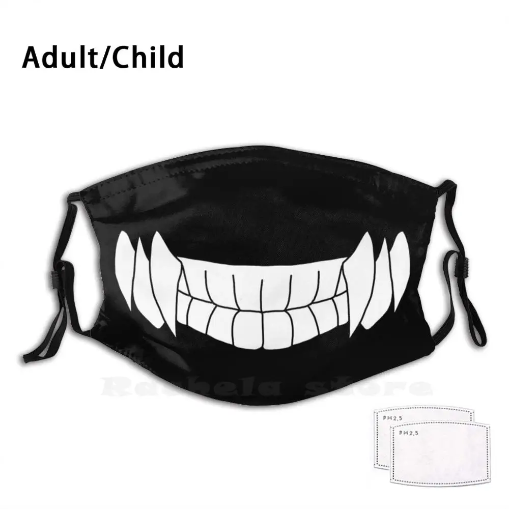 Химико Тога шарф с забавным принтом многоразовые фильтры Pm2.2292 маска для лица