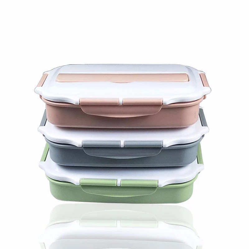 Quality Stainless Steel Lunch Box Containers With Compartments Portable Sealed Leakproof Bento Food Container Tableware | Дом и сад