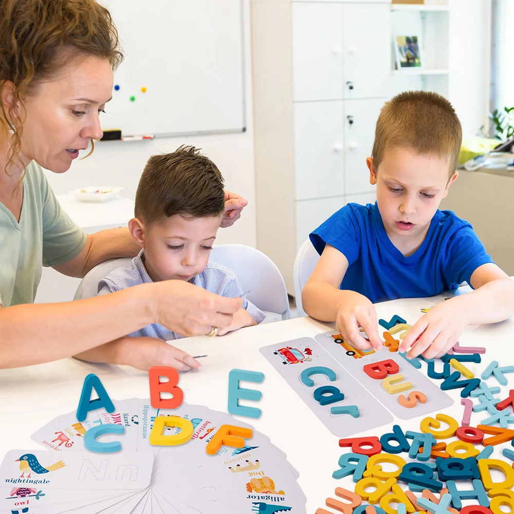 Обучающие карточки с буквами алфавита многофункциональные учебные пособия по