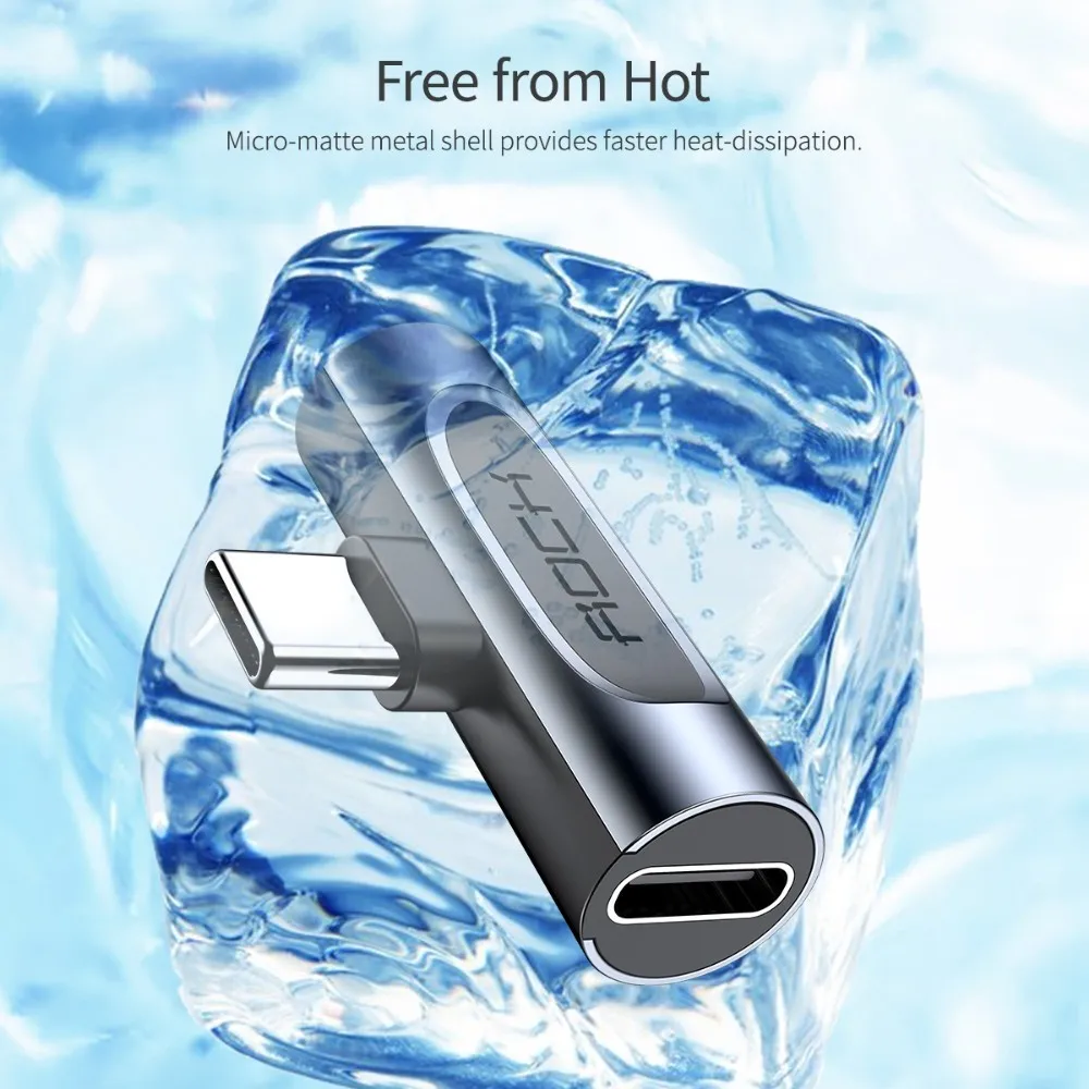 ROCK Metal Тип C до 3,5 мм разъем адаптер для Xiaomi Mi 8 huawei mate 10 20 P20 Pro RS Nubia Z18 type-C OTG USB-C USBC сплиттеры