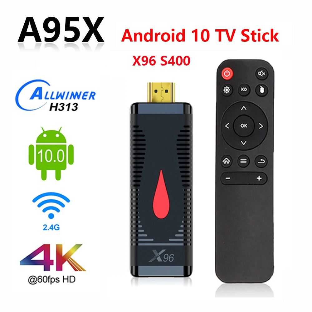ТВ-приставка X96 S400 Android 10 4 ядра Wi-Fi 2 ГГц + 16 Гб | Электроника