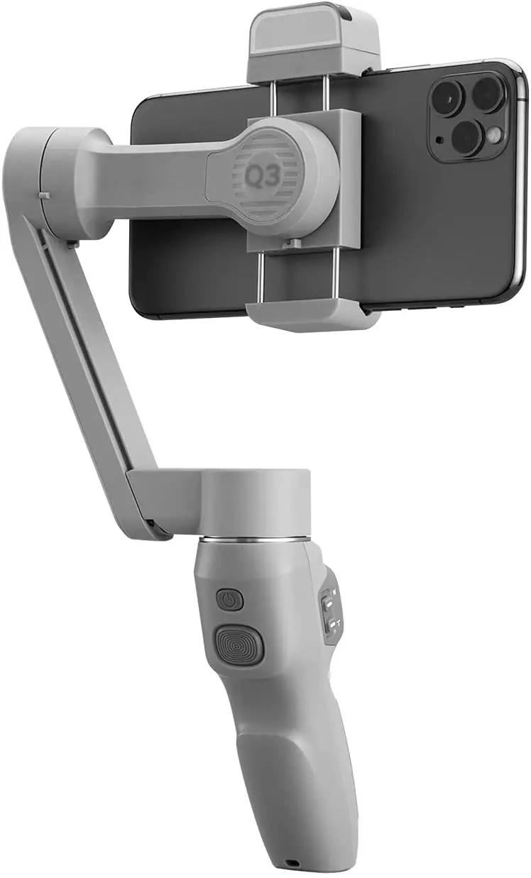 ZHIYUN Official SMOOTH Q3 Smartphones Gimbal 3-Axis Flexible Phone Handheld Stabilizer with Fill Light for iPhone Xiaomi Samsung |