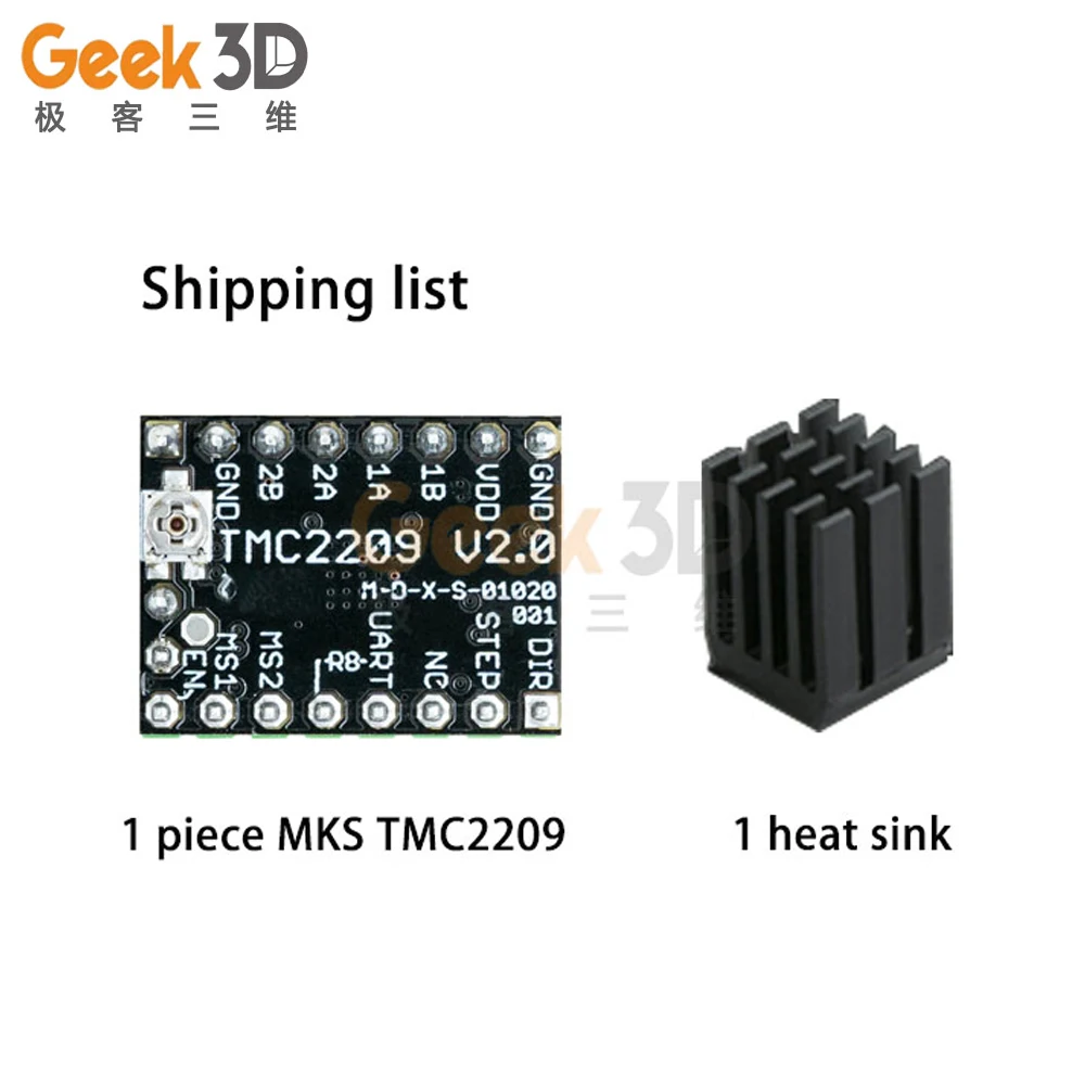 3D Printer TMC2209 UART 2209 Stepper Motor Driver Stepstick Mute For SKR V1.3 Pro MKS Motherboard Parts | Компьютеры и офис