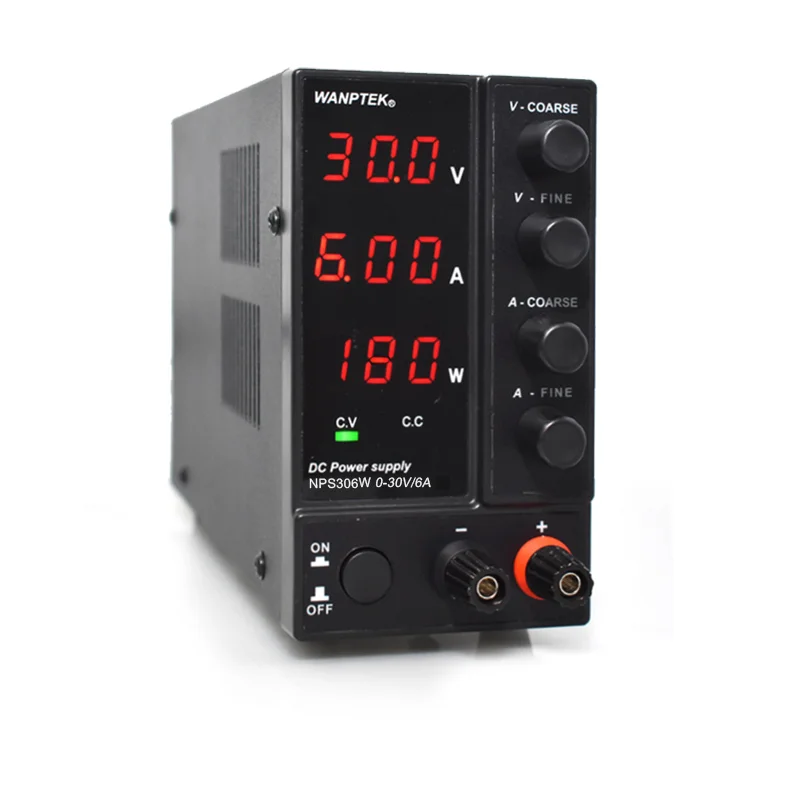 NPS605W DC Регулируемый источник питания дисплей мини Регулируемый цифровой 0-60 в 0-5A лабораторный тестовый источник питания