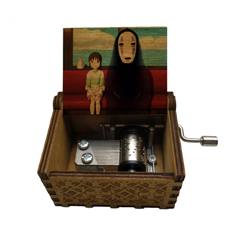 Классическая музыкальная шкатулка в стиле аниме Унесенные призраками на тему