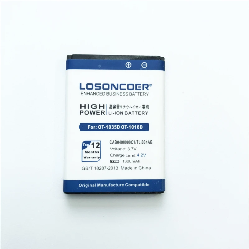 100% Оригинальный LOSONCOER CAB0400000C1 TLi004AB CAB22B0000C1 CAB22D0000C1 для ALCATEL Работает с любым