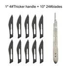 11 шт. многофункциональное лезвие из углеродистой стали, супер острые ножи для резки, лезвие, сделай сам, режущие ручные инструменты