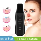 Ультразвуковой скребок для кожи, профессиональный ультразвуковой кавитационный шпатель для пилинга кожи, устройство для очистки кожи лица и черных точек