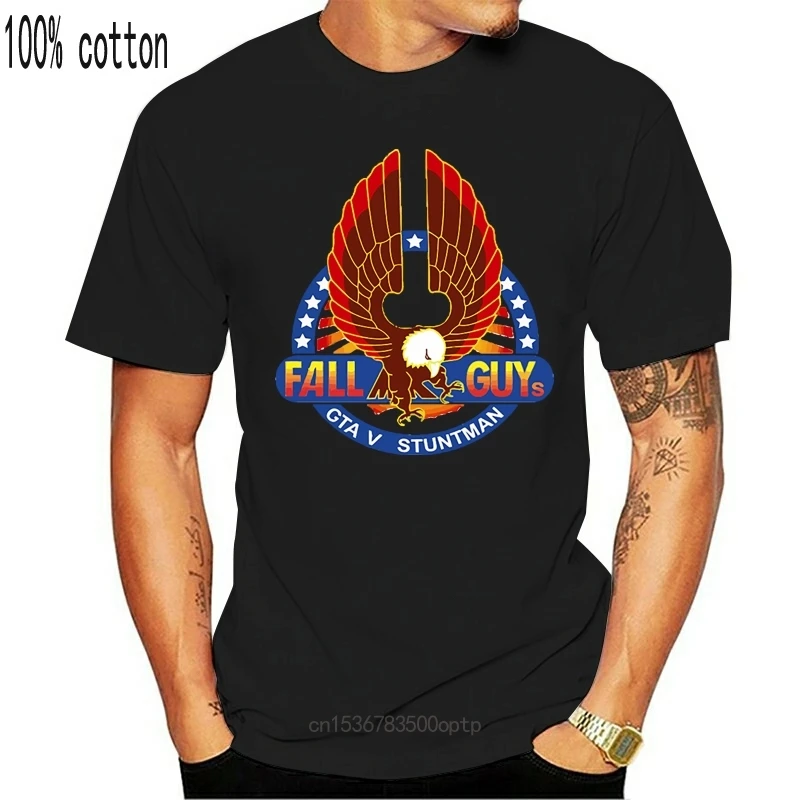 

New 2021 Fall Guy Insignia 80s Retro Stuntman Black T-Shirt Size S M L XL 2XL 3XL TEE Shirt Funny Design