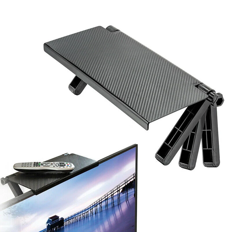 

TV Screen Top Storage Shelf Rack Holder Durable Multifunction for Home Office THIN889