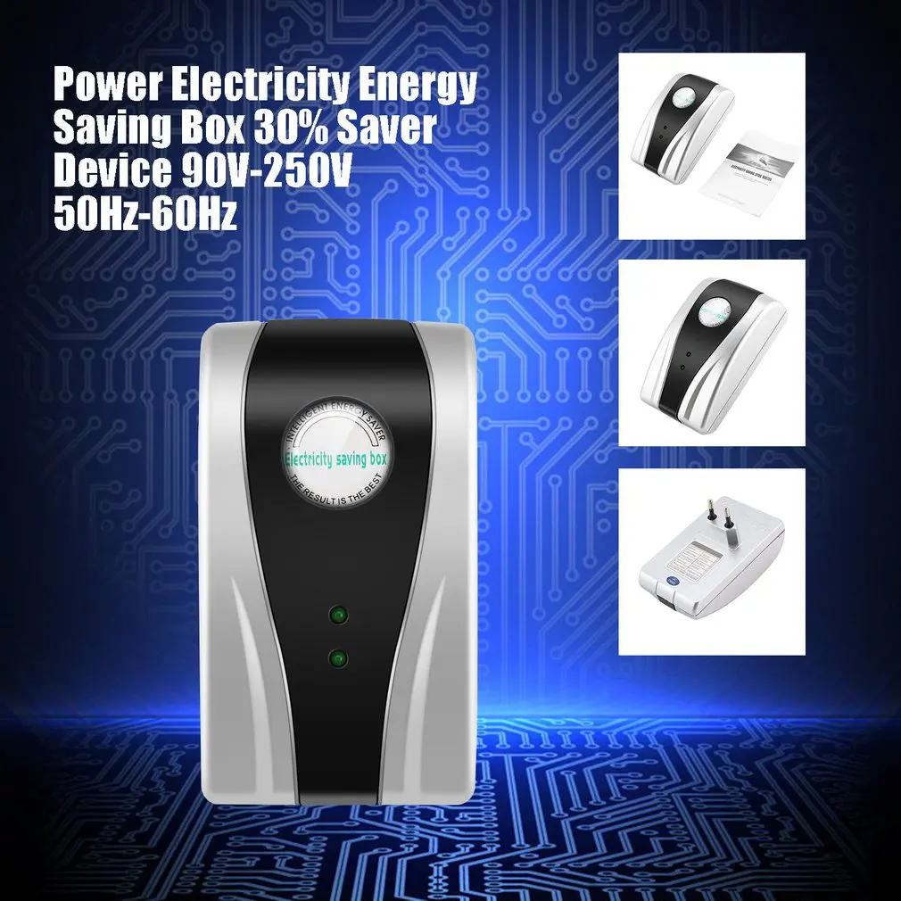 

Intelligent Environment-Friendly Power Electricity Energy Saving Box 30% Saver Device 90V-250V 50Hz-60Hz Saving Buster