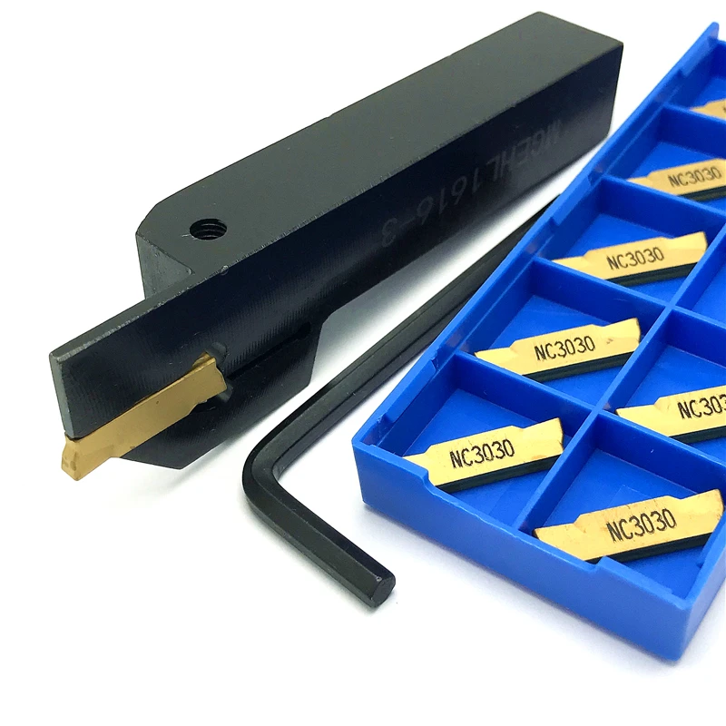 

MGEHR1010 MGEHR1212 MGEHR1616 MGEHR2020 MGEHR2525 Grooving Tool Holder Carbide Grooving Inserts MGMN300 High Quality