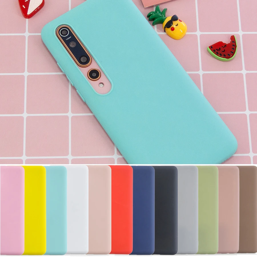 

Coque Case For Xiaomi Pocophone F1 Xaomi Mi 10 5G 10T Lite Note 10 Pro 9 A3 10i A2 6X SE CC9 Candy Soft Phone Back Cover Funda