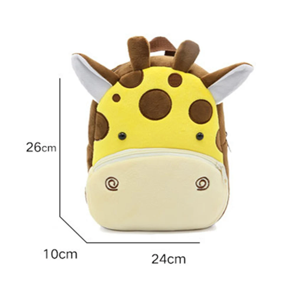 

Kids Plush Animal Cartoon Backpack Toddler Cute Schoolbag Mini Travel Bag for Girls Boys d88