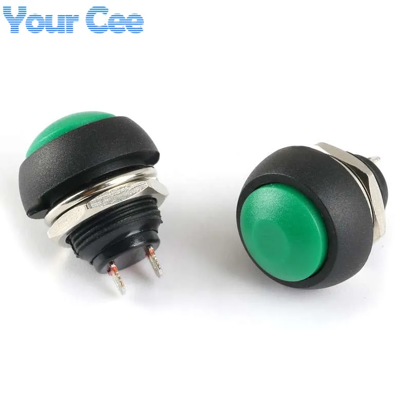 Красный/зеленый/белый/черный/синий/желтый/оранжевый ВКЛ-ВЫКЛ 12 мм