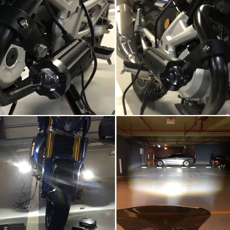 Светодиодная мотоциклетная лампа для передних фар BMW F650 R NINE T R1150R R1150RS R1200C R850 2 шт.| |