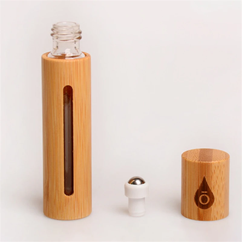 5 мл/10 мл пустая бутылка из натурального бамбука для макияжа | Красота и здоровье