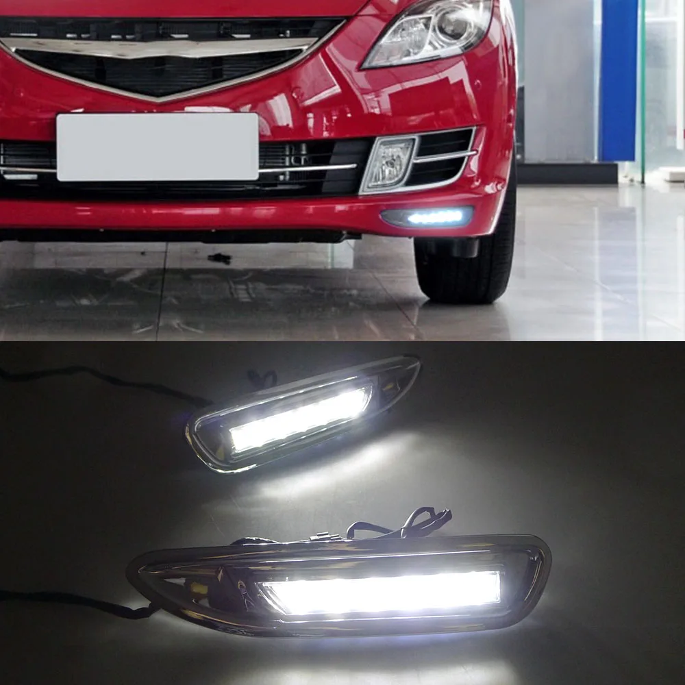 Дневные ходовые огсветильник для Mazda 6 Mazda6 2008 2009 2010 1 комплект|led daylight car|daylight cardaytime