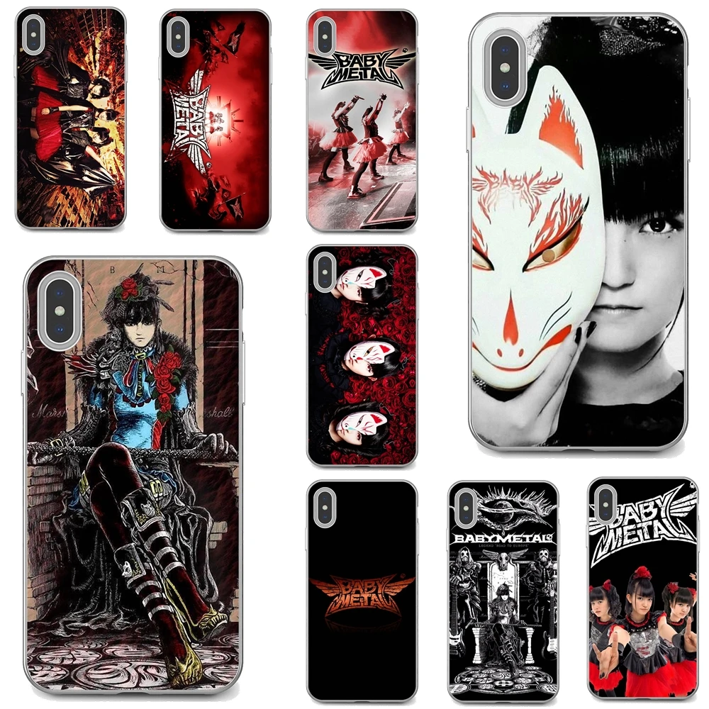 Силиконовый кожаный чехол Babymetal-JP-girl-idol-металлический ремешок для Xiaomi poco X3 nfc F2 Pro M3
