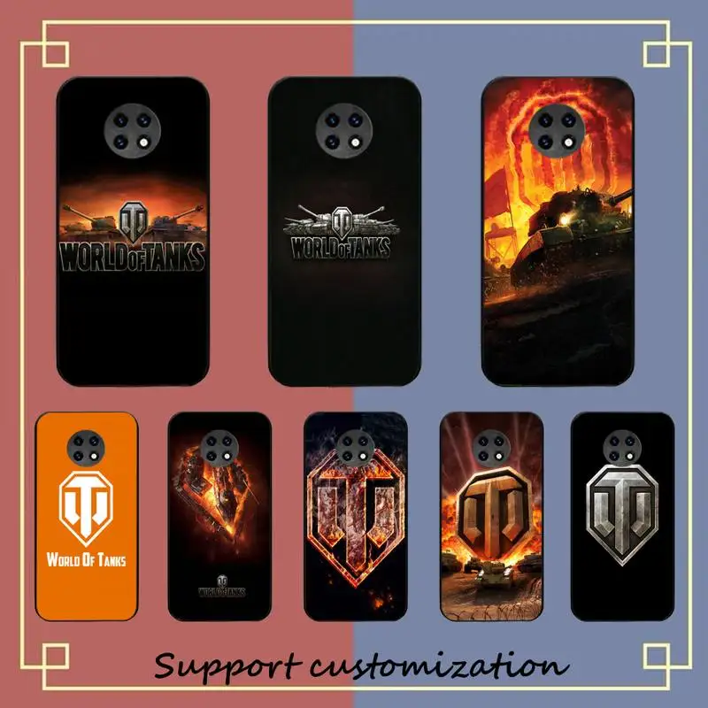 

Hot World of tanks Phone Case For Xiaomi Redmi Note8A 7 5 Note8pro 8T 9Pro TPU Coque for note6pro Funda Capa