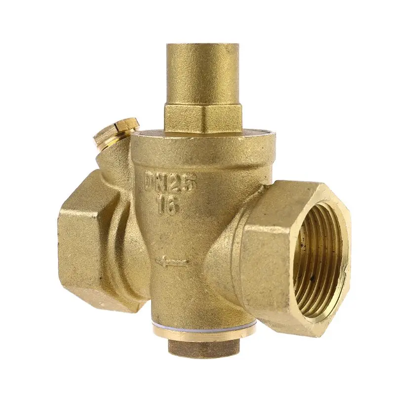 

P15D DN25 1" Adjustable Brass Water Pressure Reducing Regulator Valve PN 1.6