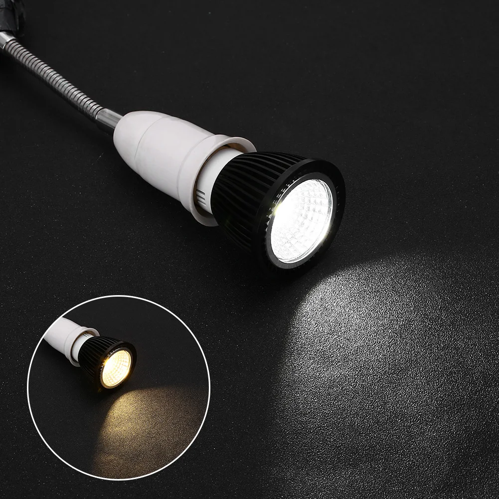 E27 9W COB прожектор Светодиодная Лампочка Точечный светильник Теплый/чистый белый