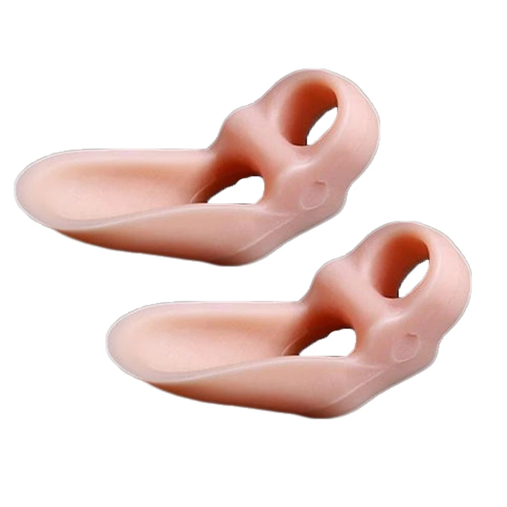 Разделители для ног с двумя отверстиями вальгусные Корректоры выпрямитель ухода