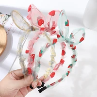 cartoon rabbit ears band girl net red lovely with students harajuku soft sister sweet strawberry hair accessories