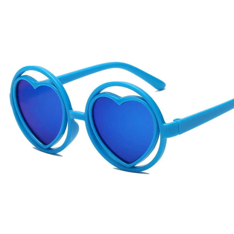 Celldeal дети персонализированные UV400 Ежедневные солнечные очки Дети Сердце Круг