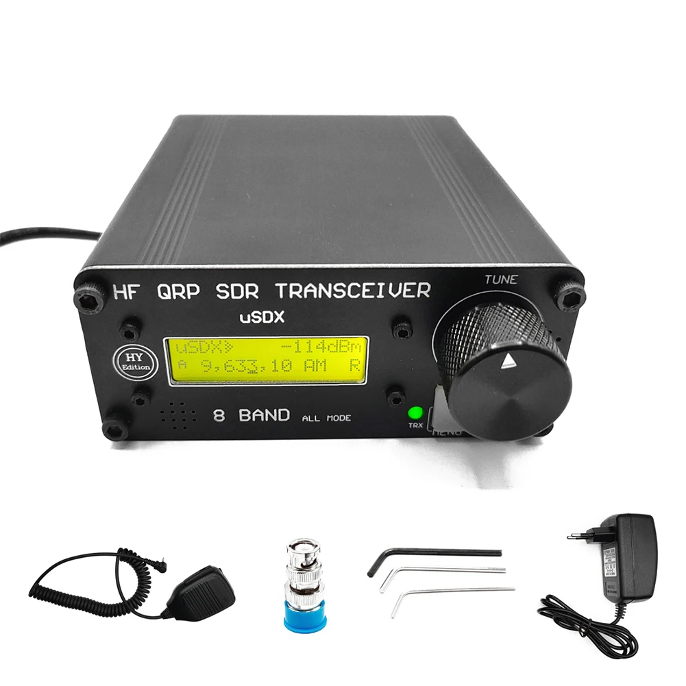 

Приемопередатчики QRP SSB/CW 1602N CW декодирование 10 15 17 20 30 40 60 80 м 8-полосные высокочастотные приемопередатчики SDR с алюминиевым корпусом