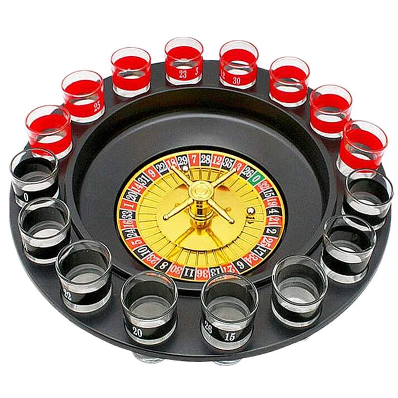 

16 Holes Exciting Table Games Russian Roulette Wine Set Roulette Games for Adult Strategy Party/ Camping / Bar Entertainment
