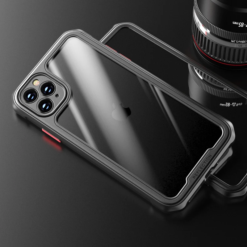 Чехол с полной защитой объектива для iPhone 11 Pro Max iPhone11 XS XR X 7 8 Plus прозрачный