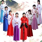 Женский костюм в китайском стиле Hanfu, винтажный наряд в стиле династии Тан, для вечерние и танцев