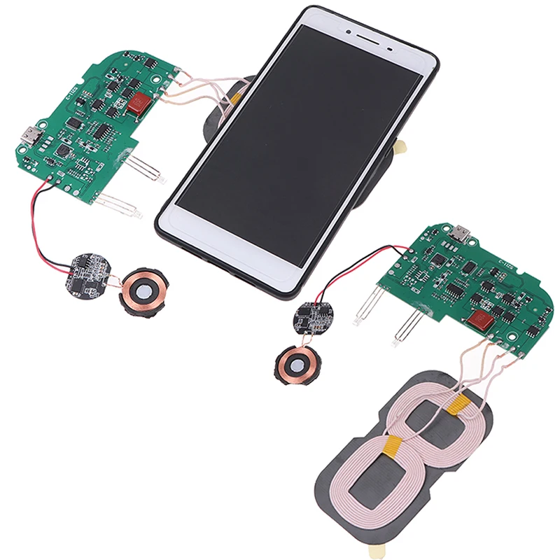 1 шт. Новый портативный до 10 Вт Qi Быстрая зарядка беспроводное зарядное