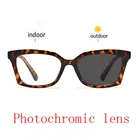 Солнцезащитные фотохромные очки, мужские солнцезащитные очки с переходом, мужские очки для вождения, для улицы, при близорукости, с диоптриями, очки-хамелеоны UV400, оптические очки