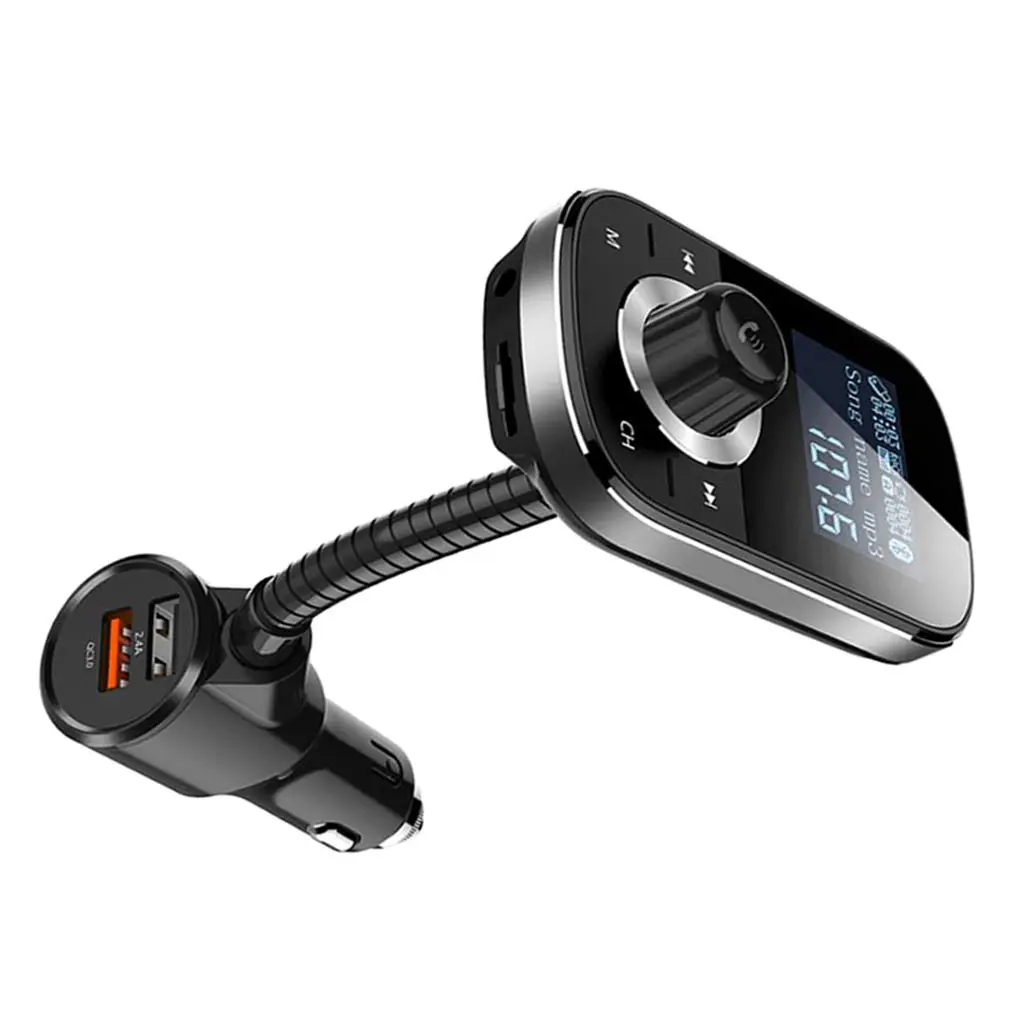 

Беспроводной автомобильный FM-передатчик Bluetooth 4,2 с двумя USB-портами
