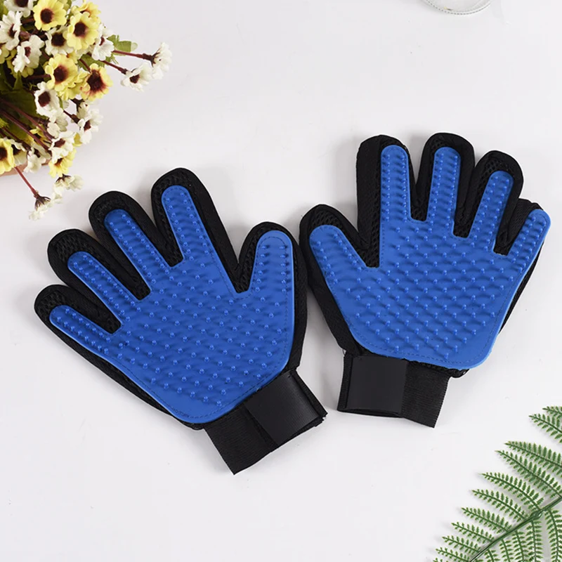

Rubber Pet Gloves Bath Brush Environmental Protection Silicone Glove for Animal Massage Grooming Glove Dogs Cats Pet Supplies