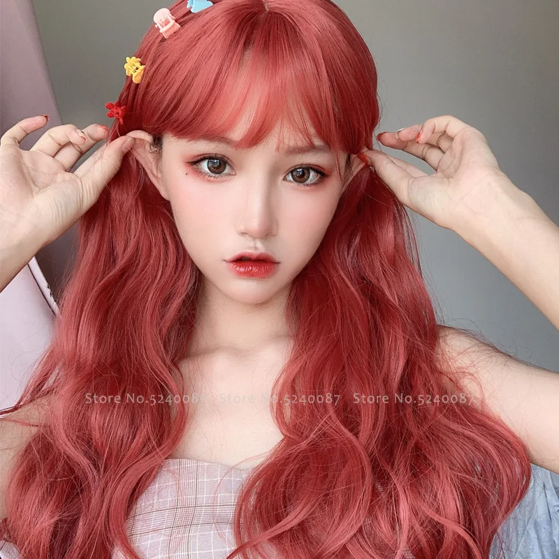 Женский головной убор в британском стиле для косплея длинные вьющиеся волосы