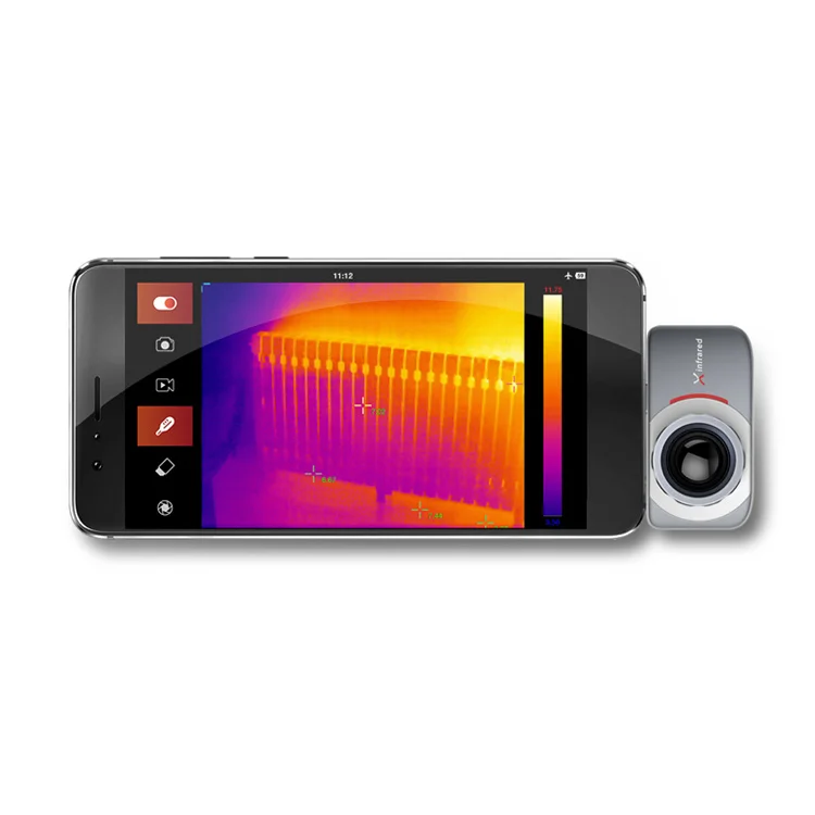 

Infiray T3 мини-камера ночного видения, промышленная тепловая камера, Инфракрасный Тепловизор, мобильный телефон для Android