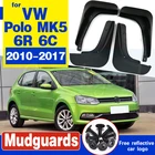 Брызговики для Volkswagen VW Polo 6R 6C 2017  2010, брызговики, щитки от грязи, брызговики, аксессуары для 2016, 2015, 2014, 2013, 2012, 2011