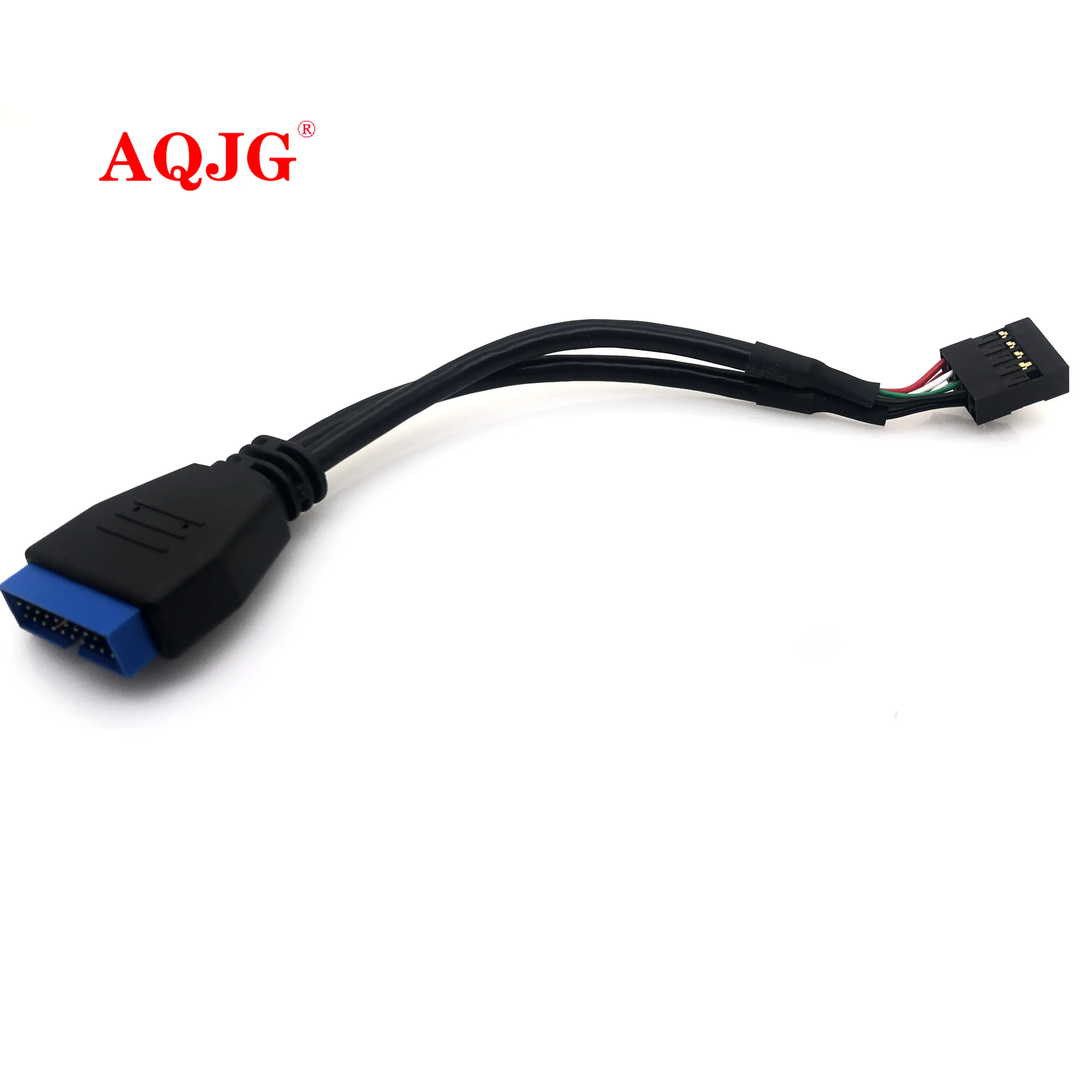 Передний адаптер с USB 3 0 на 2 кабель 9 контактным гнездовым 20 контактный штырьковый