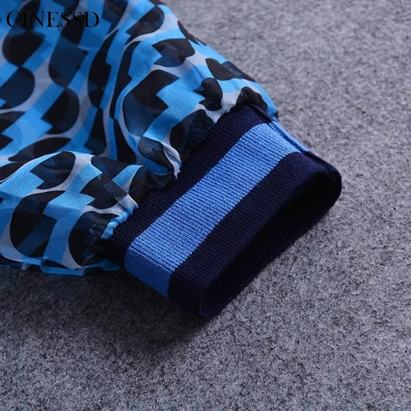 

Spring Autumn Printed Dress For Women Stand Collar Long Sleeve High Waist Hollow Out Midi Dresses Female Fashion Elegant 2021