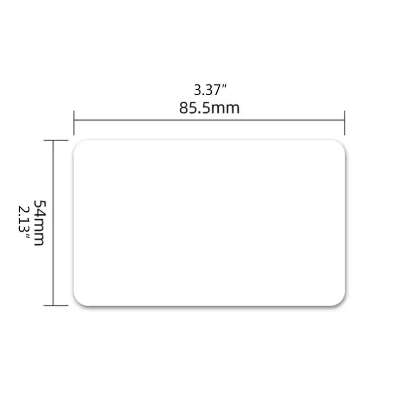 

10PCS NTAG215 Unprintable NFC Tags Cards Rewriteable White Blank Smart Durable PVC Card