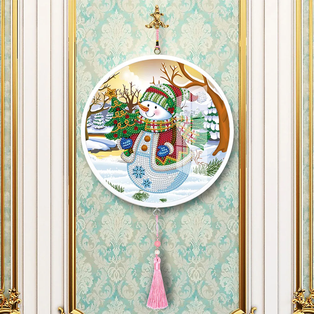 Living Room Gift Christmas Diamond Painting Wall Art Embroidery Craft With Frame Bedroom Hanging 5D DIY Home Decor Easy Apply | Дом и сад