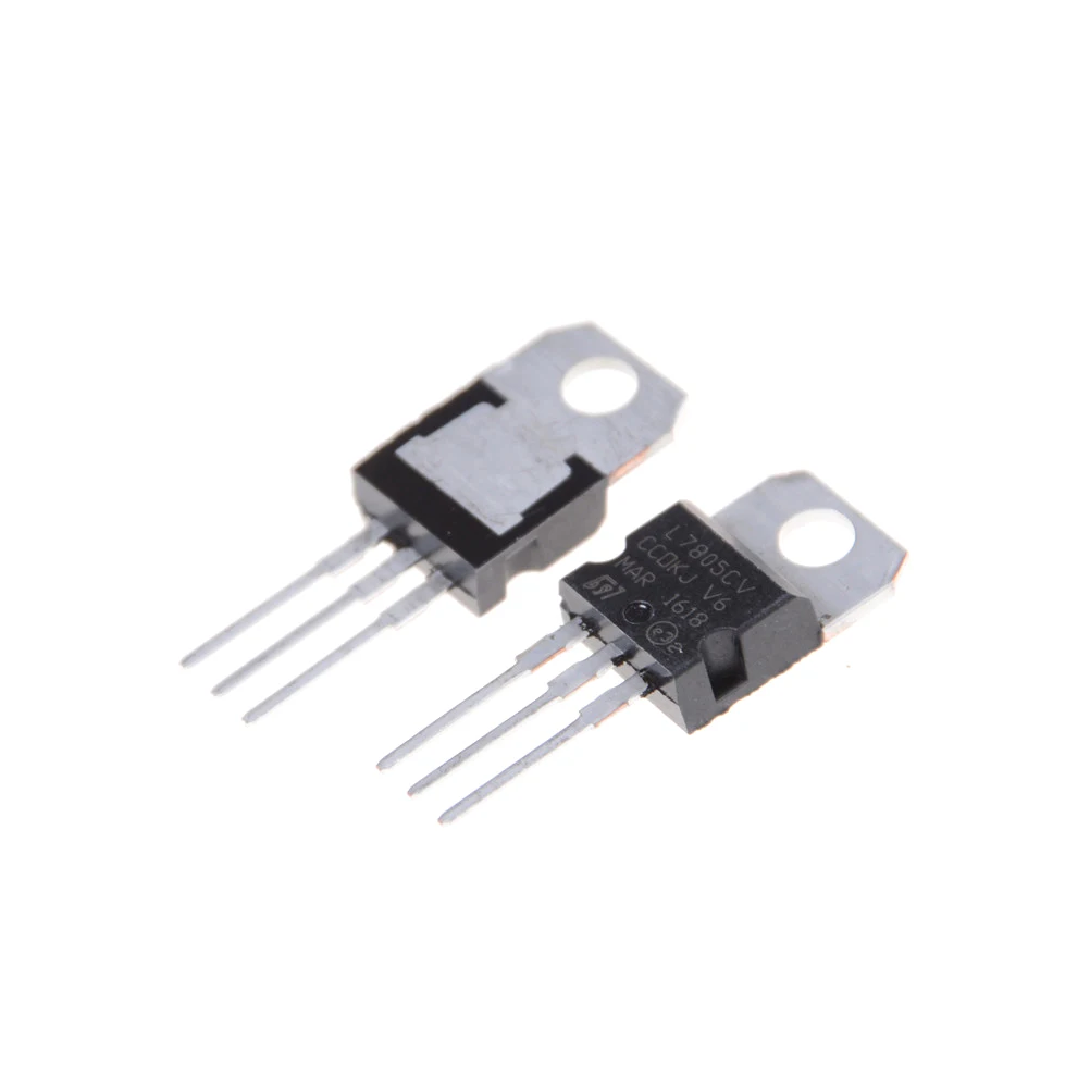 

10pcs L7805CV L7805 7805 LM7805 Voltage 5V Electronic Circuit Three Terminal Voltage Circuit
