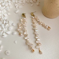 european american style long natural freshwater pearl sweet personality fashion travel accessories christmas gifts wholesale